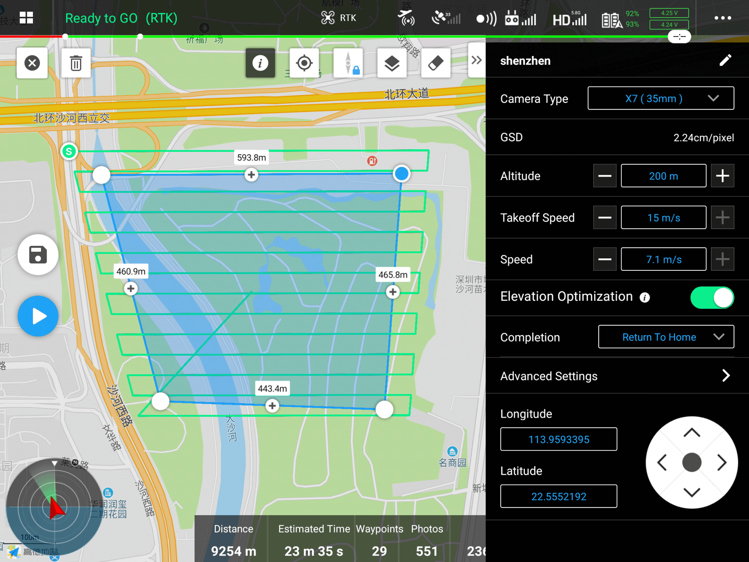 Elevation Optimization