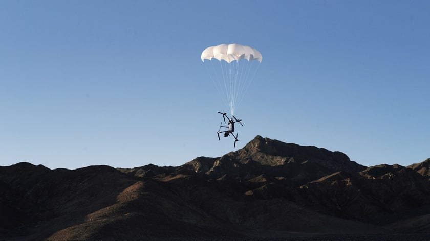 DJI AP100 Parachute- open