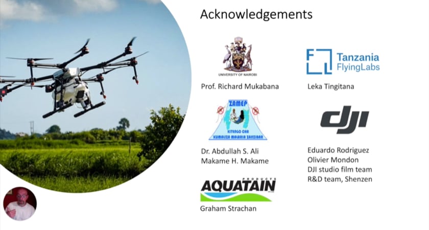 Anti-malaria acknowledgements slide