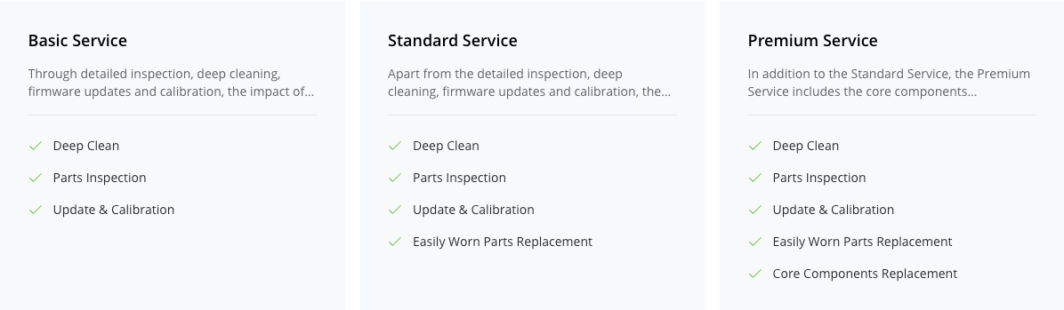 DJI Maintenance Plans