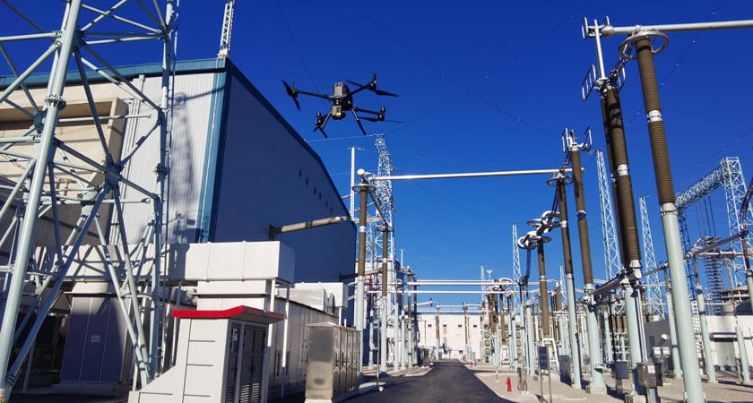 Automated Substation Inspection - M300 at Kunbei