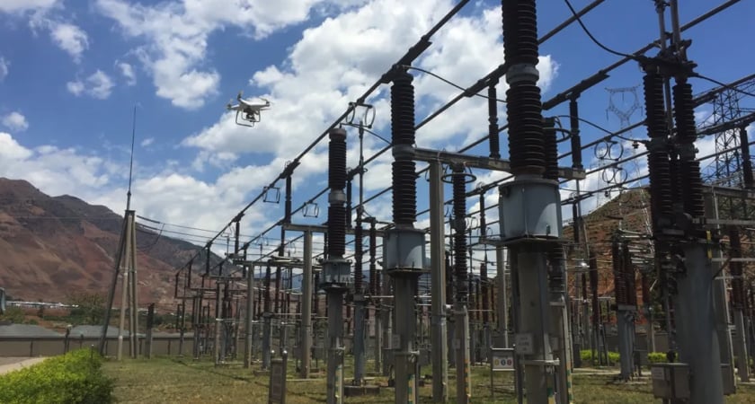 Automated Substation Inspection - P4 RTK