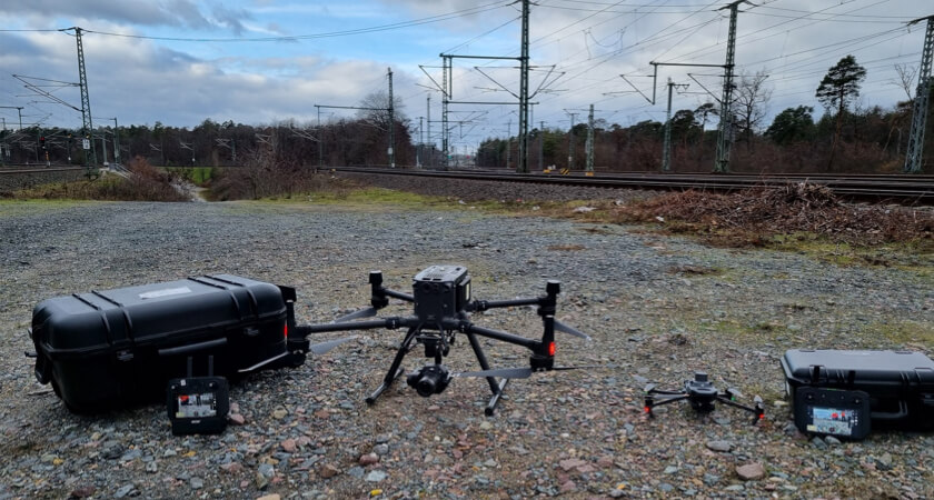 Deutsche Bahn Using Drones for its Massive Riedbahn Railway Construction Project - M300 RTK and M3E