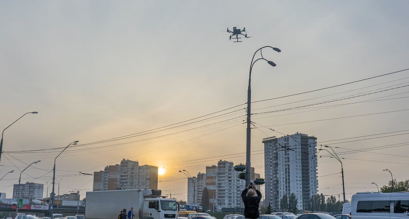 Drone Over Kiev 840x450