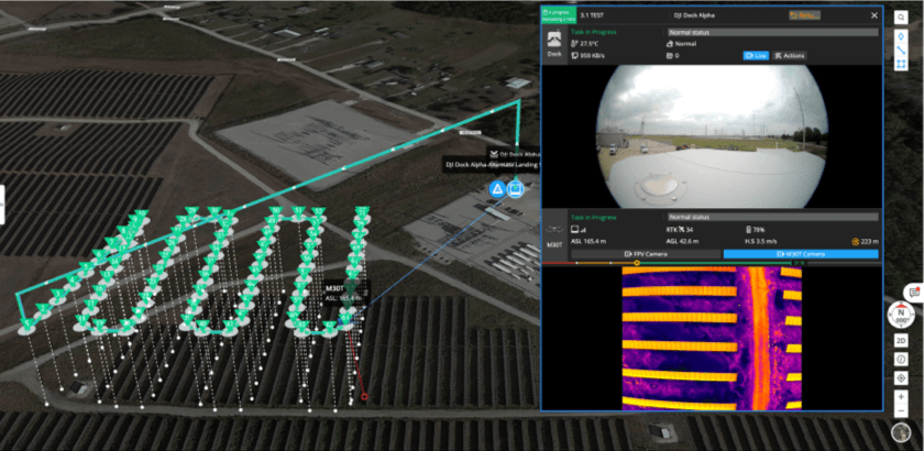 Dock Solar Inspection - FlightHub 2 screenshot