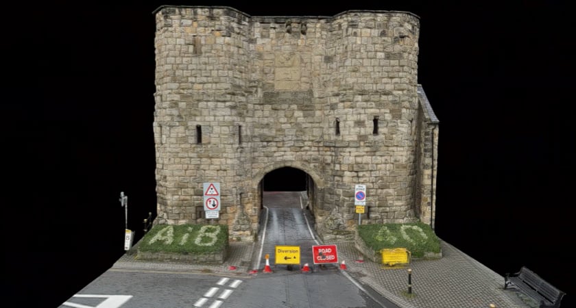 Historical Bondgate Tower Inspection - 3D Model 1