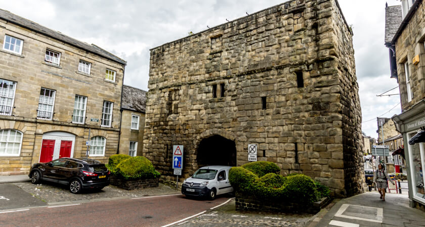 Historical Bondgate Tower Inspection - Tower Backside