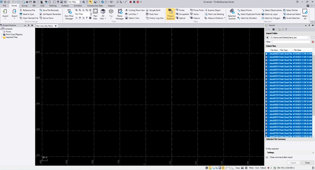 Importing DJI Drone Data into Trimble Business Center