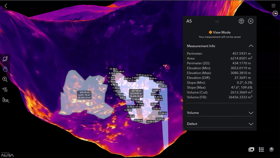 Fumarole Measurements Taken from Inside the West Crater of the Turrialba Volcano via the Digital Model Generated from IR Images taken from the DJI Mavic 3 Thermal 1
