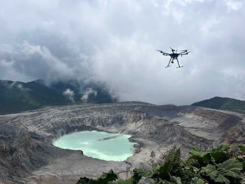 Pilot Profile Ian Godfrey - DJI Matrice 600 Pro Conducting Atmospheric Pollution Analysis of the Active Crater