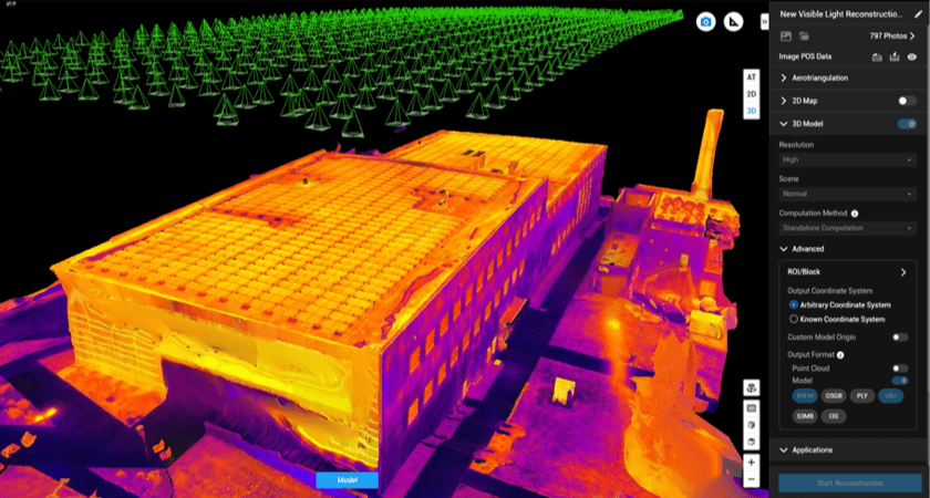 Roof Inspection Workflow 10 - 3D Model Thermal
