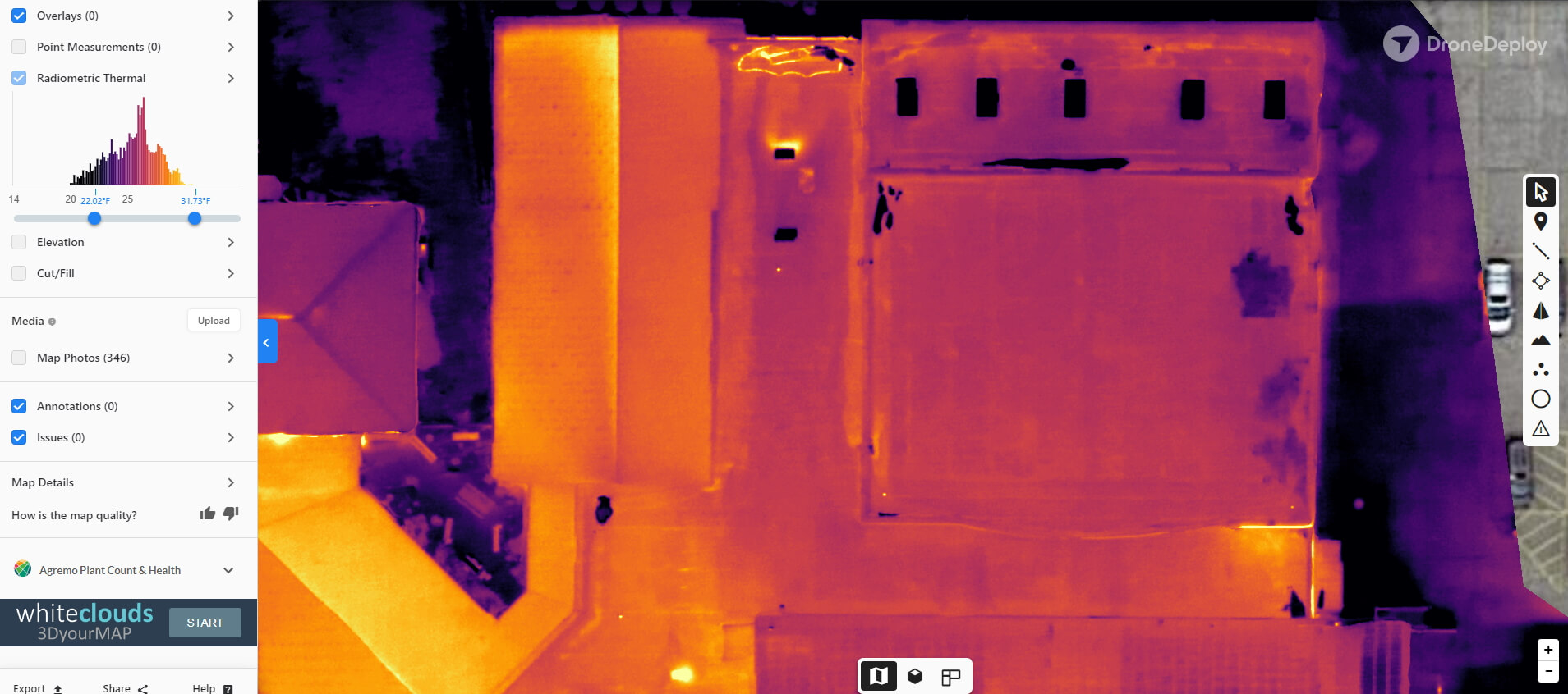Roof Inspection Workflow 13 - DroneDeploy Thermal