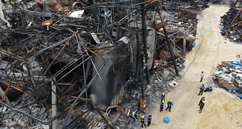 Thailand Factory Fire 1