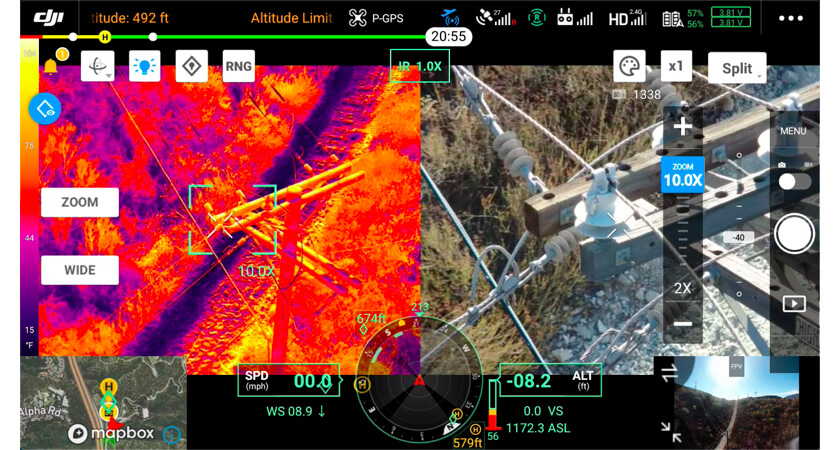 dji thermal imaging drone