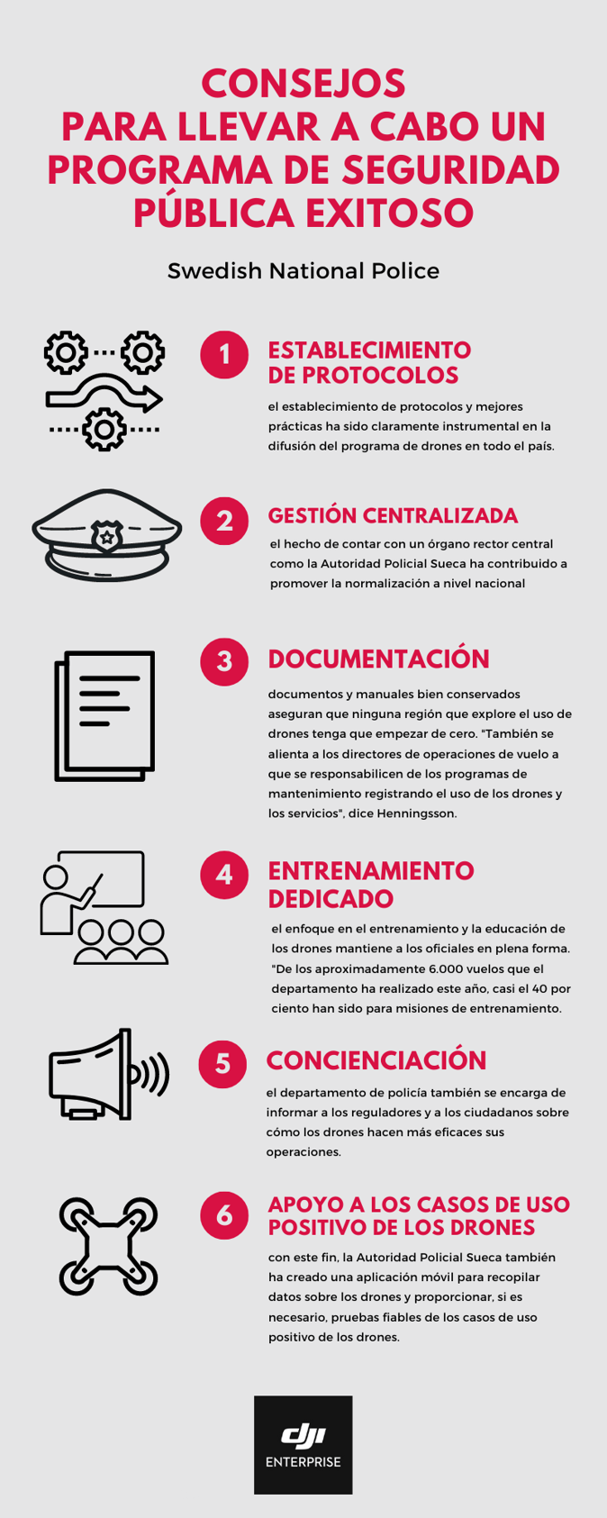 CONSEJOS PARA LLEVAR A CABO UN PROGRAMA DE SEGURIDAD PÚBLICA EXITOSO