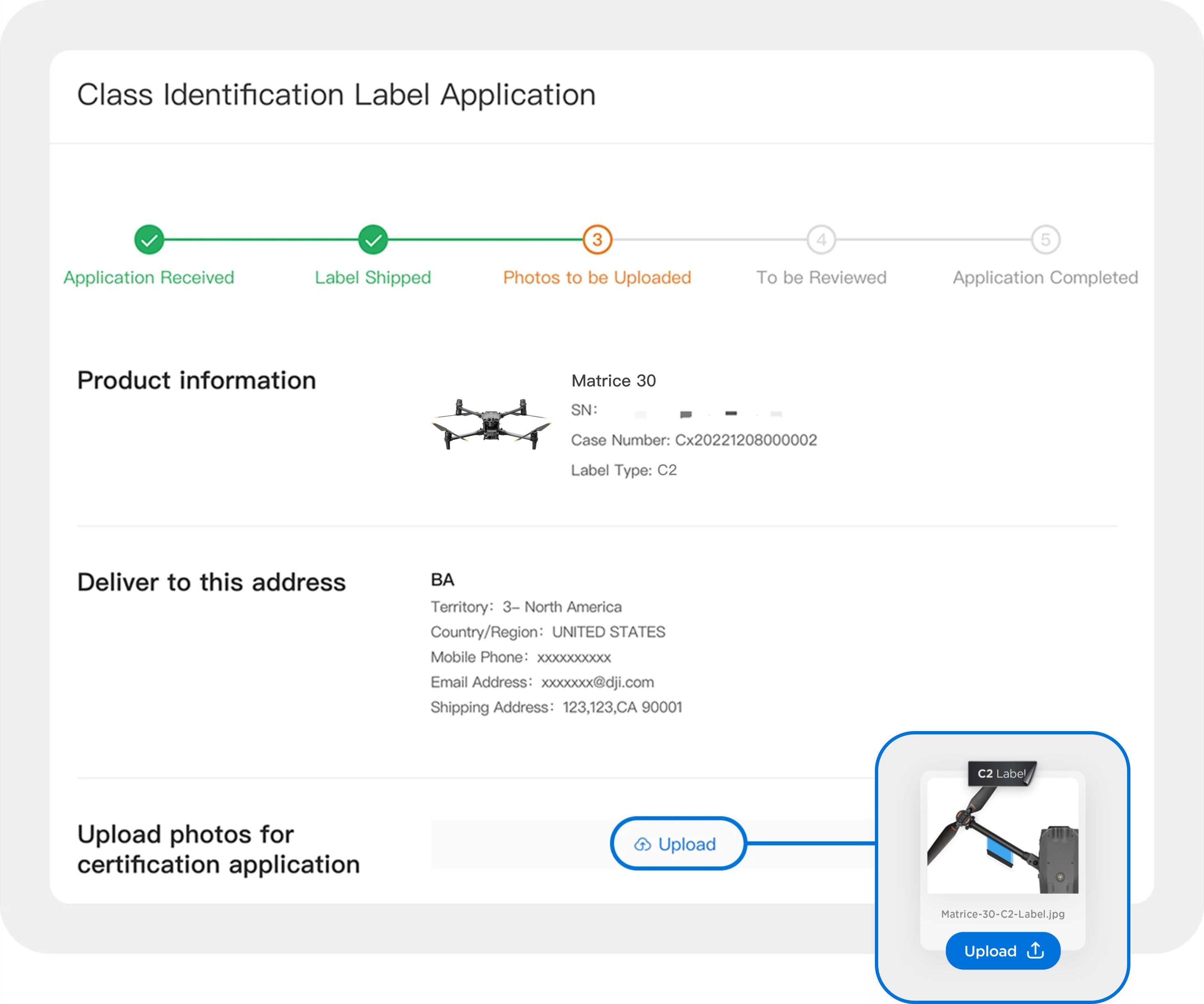 DJI Enterprise Drones Guide for EASA C2 Class Identification Label