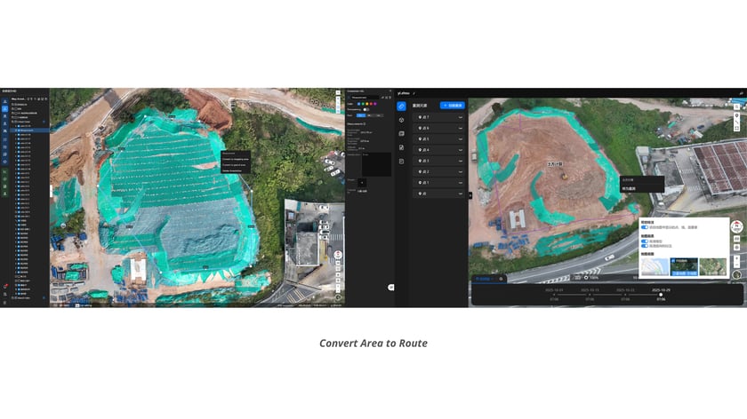 Convert Area to Route