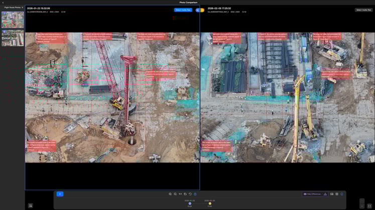 Side by side comparison