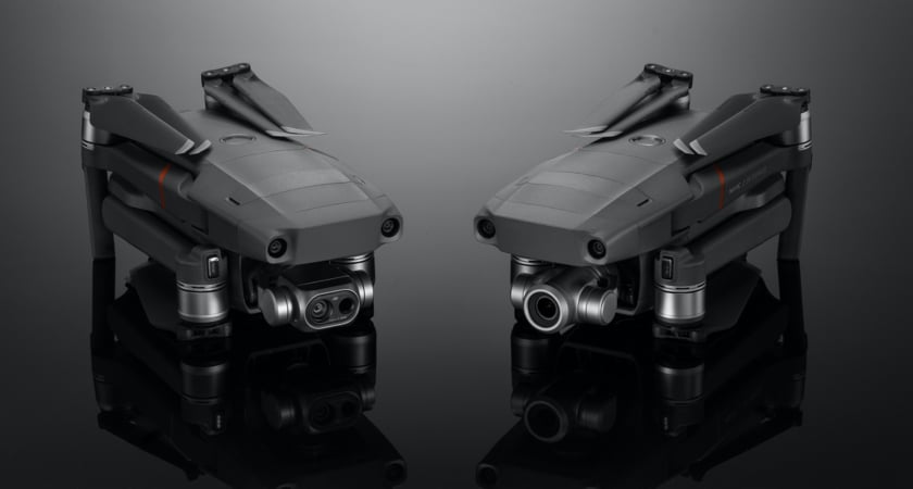 Mavic 2 Enterprise Dual and Zoom folded