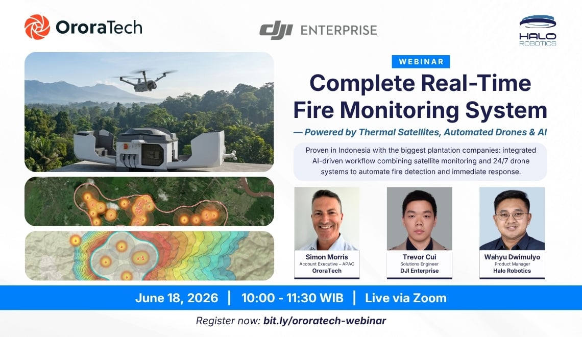 OroraTech x DJI Enterprise Complete Real-Time Fire Monitoring System