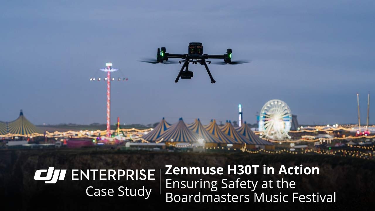DJI Enterprise official video cover: Boardmasters, United Kingdom