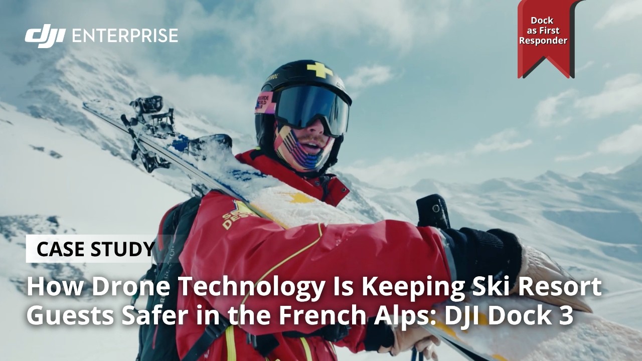DJI Enterprise official video cover: Val Thorens, France