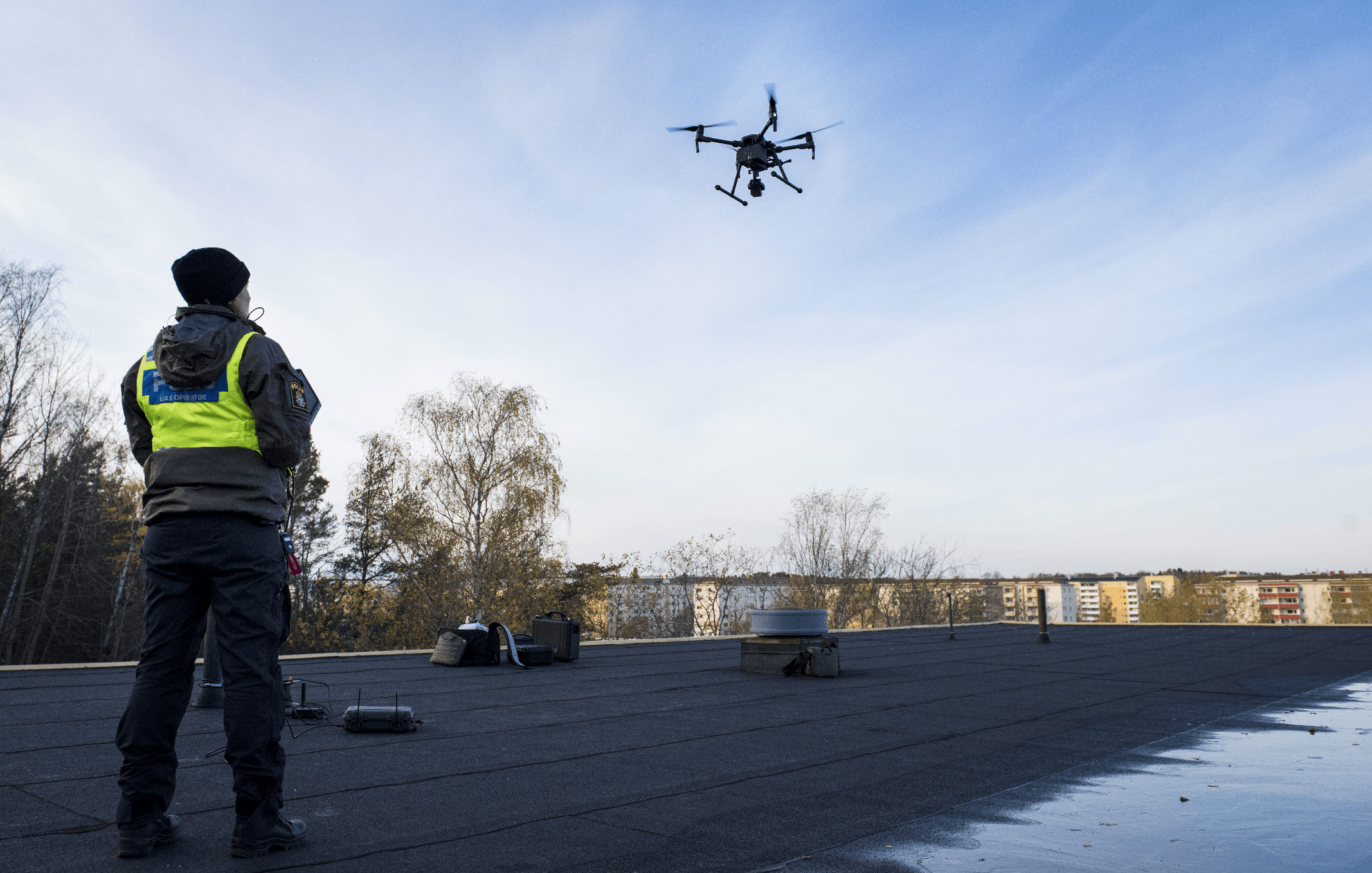 Swedish police using drones