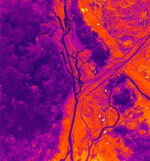 Vietnam Flood Infrared SAR