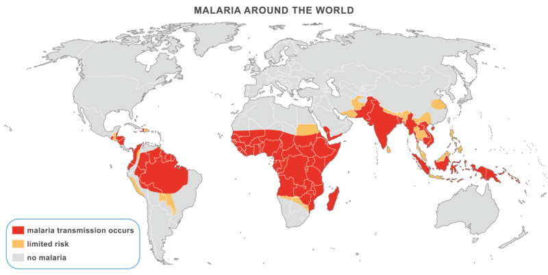 global malaria map