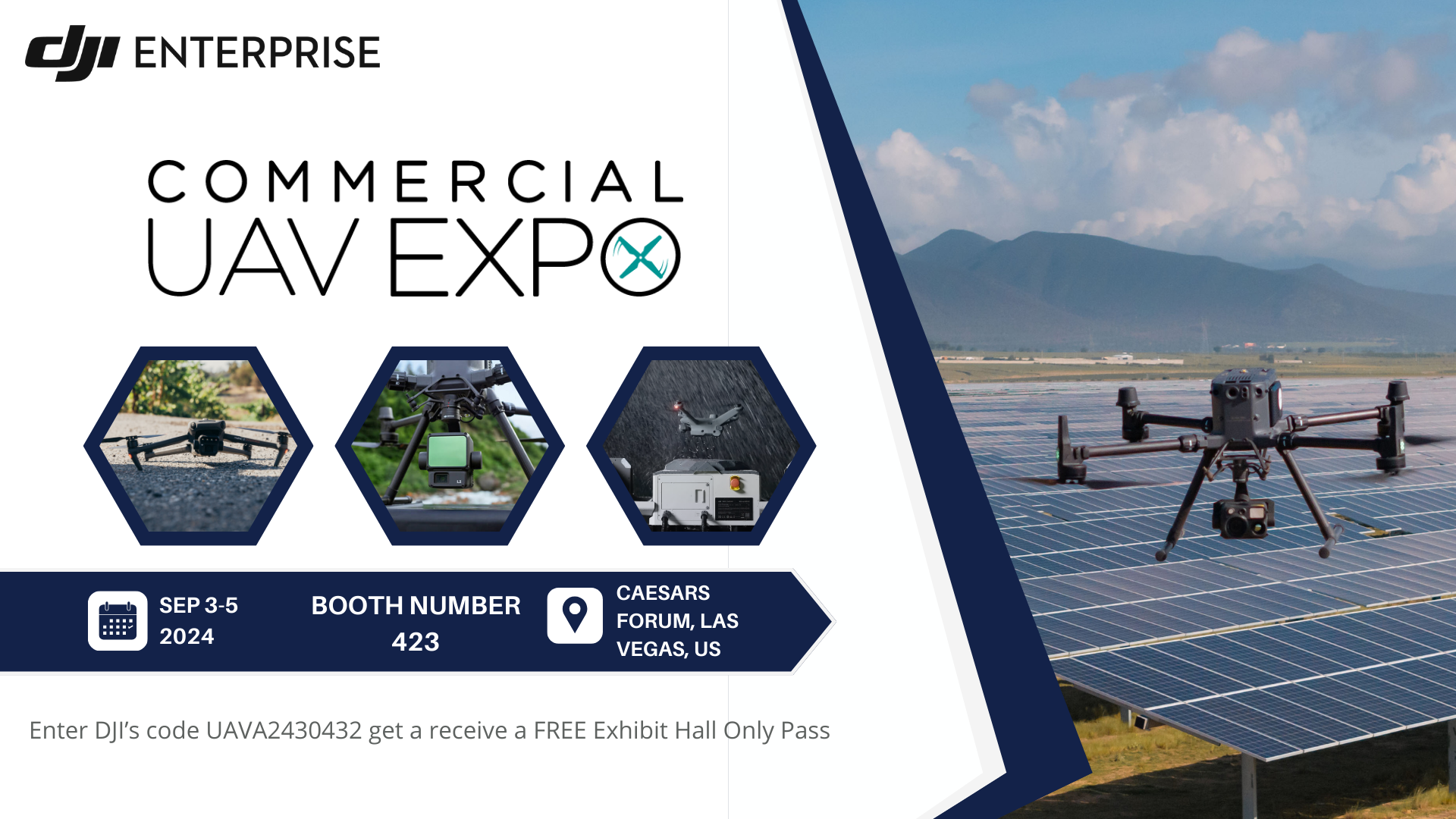 Visit us at Commercial UAV 2024